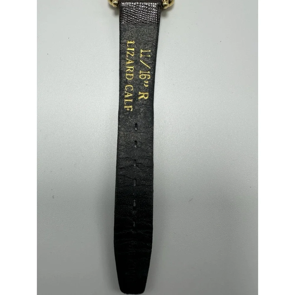 Jaz Paris N5CQ63 Triple Date Tank Watch New Battery 30MM 7.75